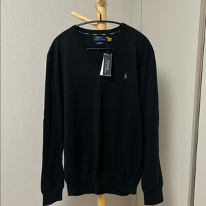 (새상품) 폴로 랄프로렌 피마 코튼 브이넥 니트 이미지