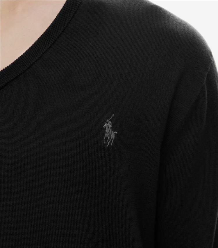 (새상품) 폴로 랄프로렌 피마 코튼 브이넥 니트 이미지