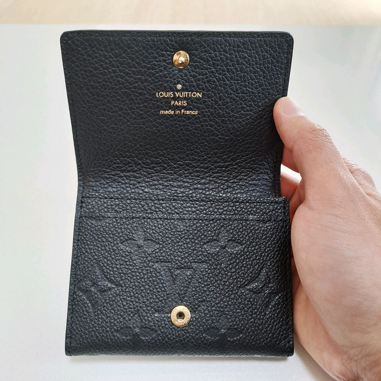[100%/정품] 루이비통 비즈니스 카드홀더 블랙 지갑, 루이비통지갑,루이비통카드지갑 이미지