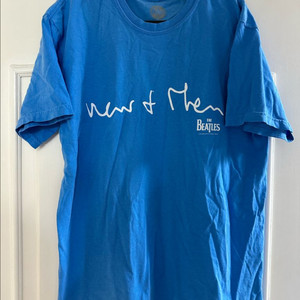 비틀즈 NOW AND THEN / LOVE ME DO 공홈 애플 공식 반팔 티셔츠 The Beatles shirt 이미지