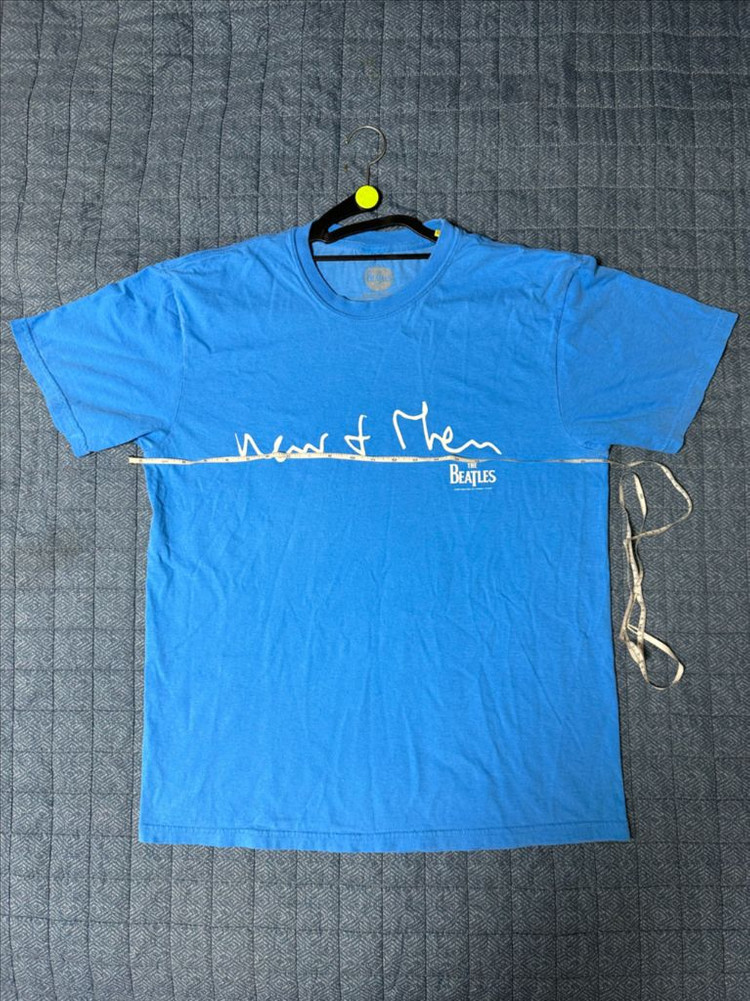 비틀즈 NOW AND THEN / LOVE ME DO 공홈 애플 공식 반팔 티셔츠 The Beatles shirt 이미지