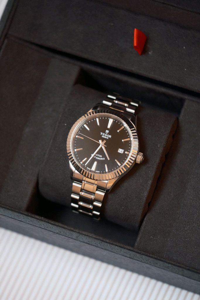 튜더 스타일 38mm 오토매틱 시계 이미지