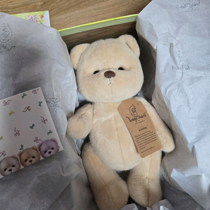 테디테일즈 레나베어 인형 (밀크티 미디엄) 이미지