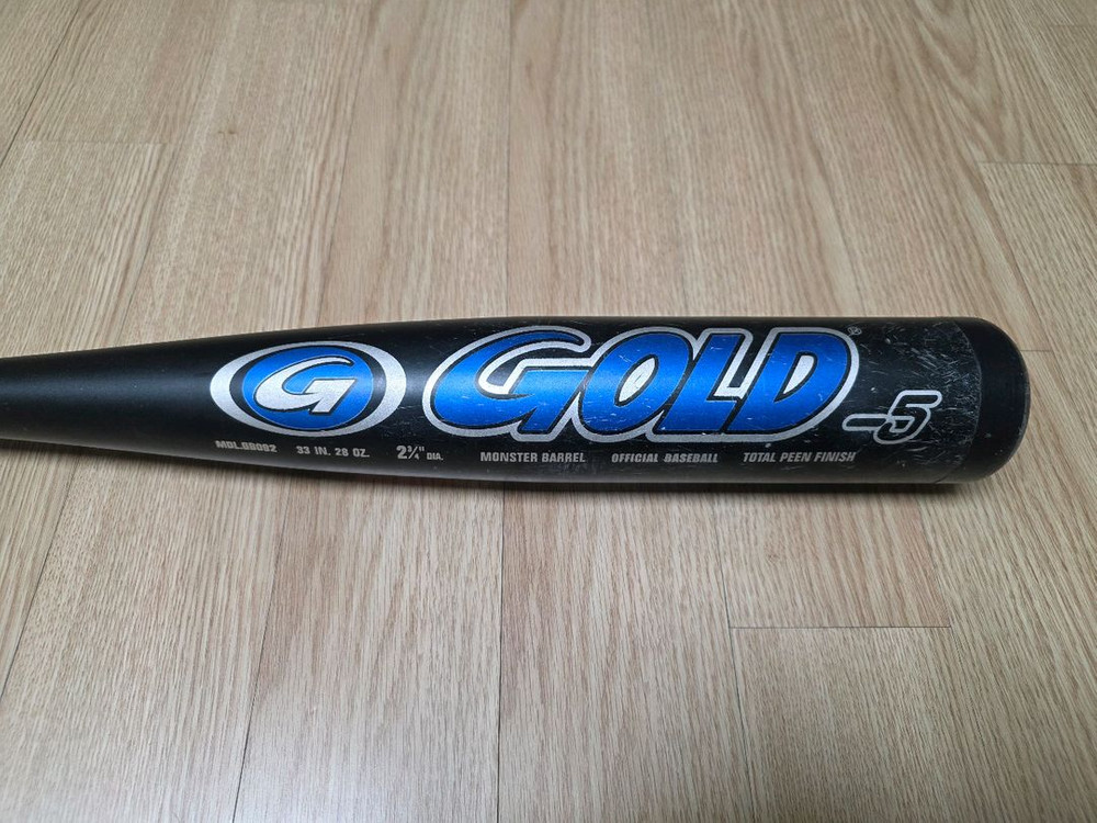 골드 임팩트 야구 배트 33-28 블랙 이미지