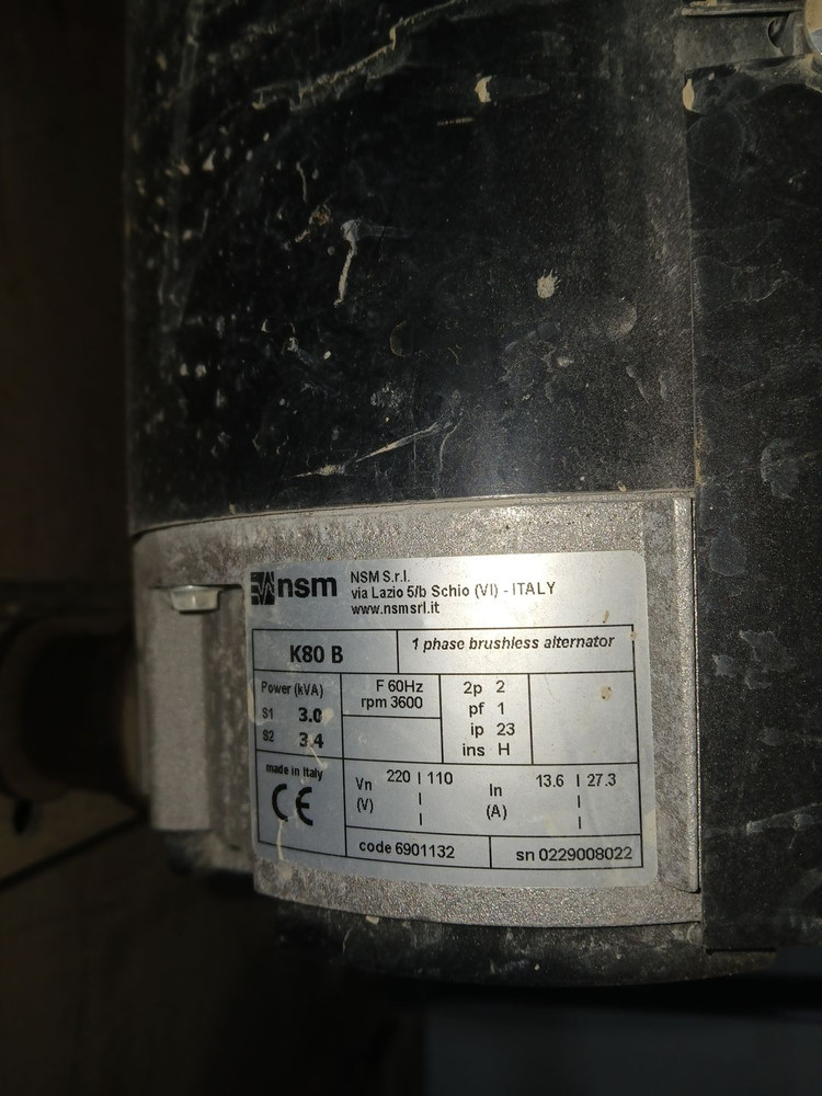 발전기. 혼다. 젠스타 E.S 3700. 35만원 이미지