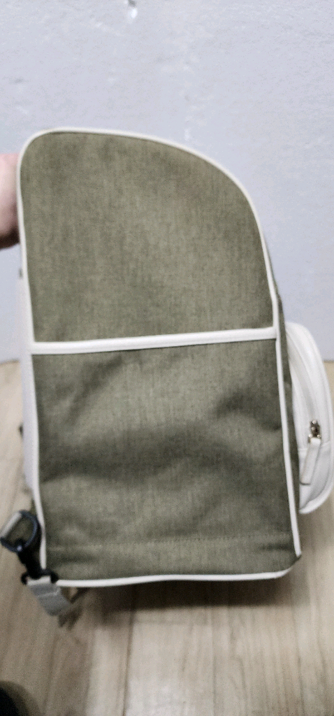 밀리옹 강아지 고양이 백허그 백팩 M 올리브 이미지