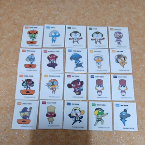 무료배송 케로로 띠부씰 1개 선택 케로로 띠부띠부씰 이미지