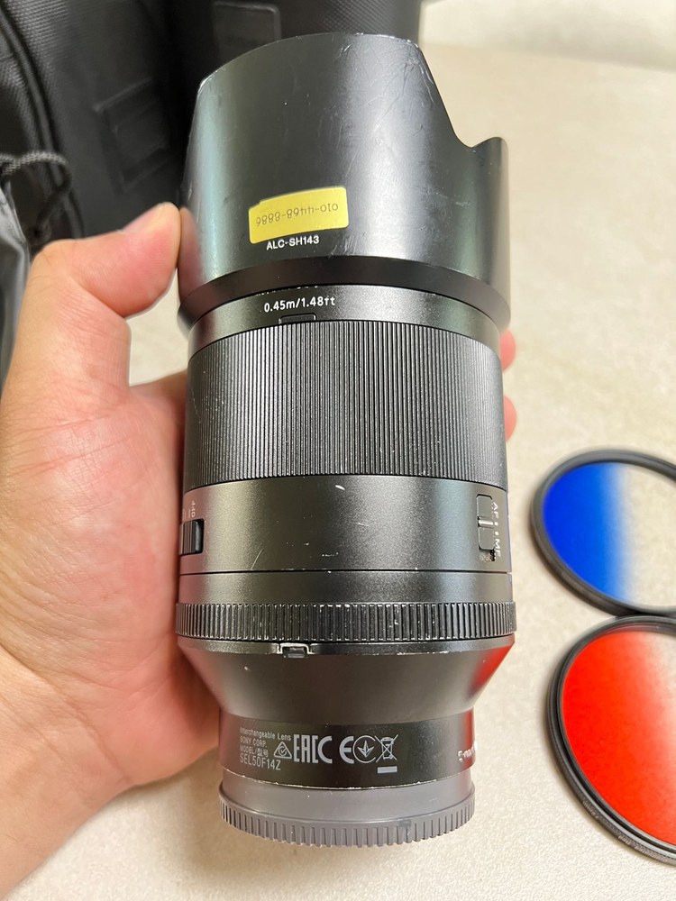 소니 자이쯔 플라나 50mm F1.4z 렌즈 sal50f14z planar 50.4za 이미지