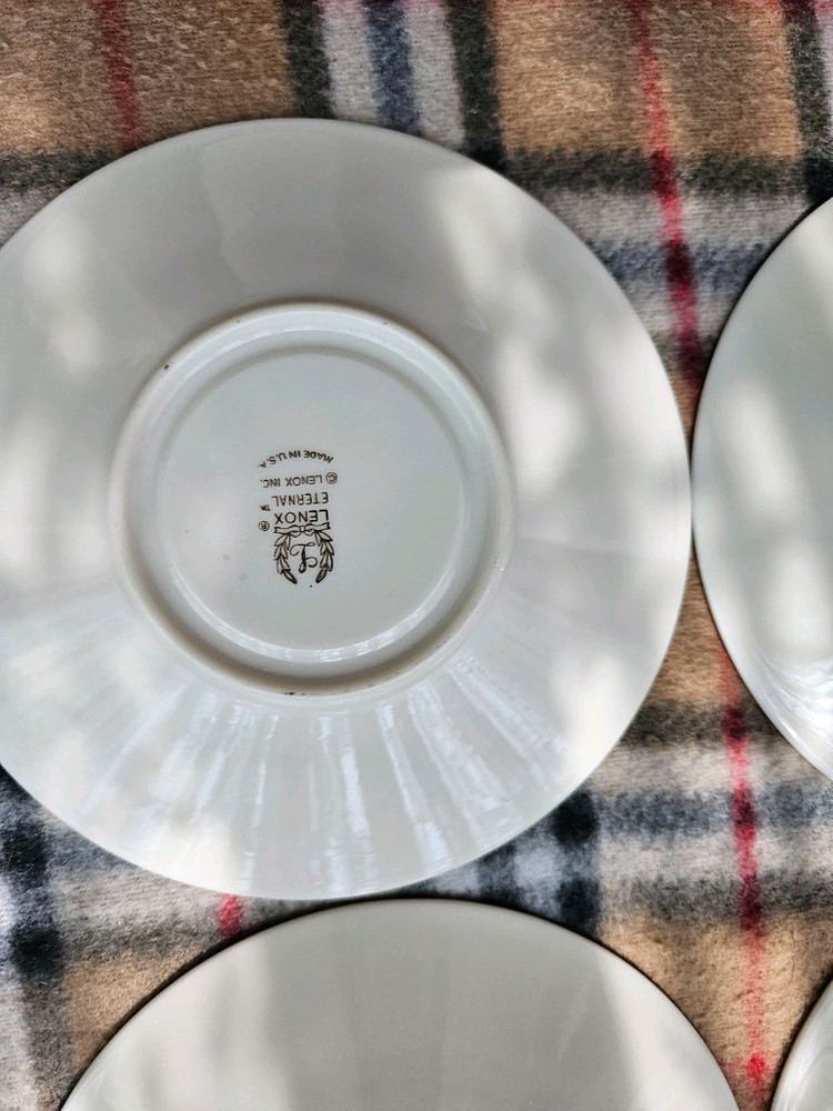 [풀세트/초특가] 레녹스 이터널(Lenox Eternal) 커피잔 8인조 (상태 최상) 이미지