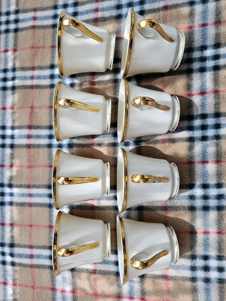 [풀세트/초특가] 레녹스 이터널(Lenox Eternal) 커피잔 8인조 (상태 최상) 이미지