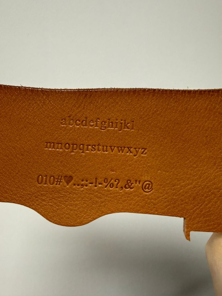 가죽공예 황동폰트 스탬프 불도장 각인 이미지