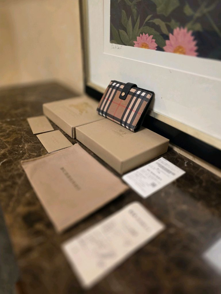 버버리 체크 카드지갑 / 정품 풀구성 / 상태좋음 이미지