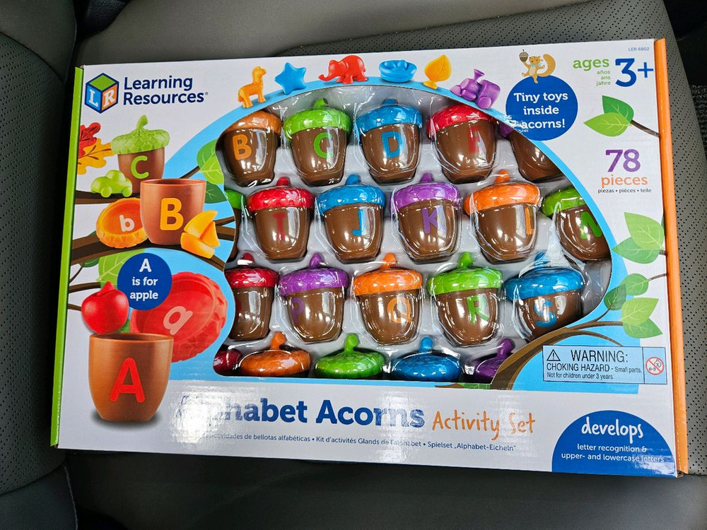 새상품!! 러닝리소스 알파벳 도토리 유아동장난감영어교구 이미지