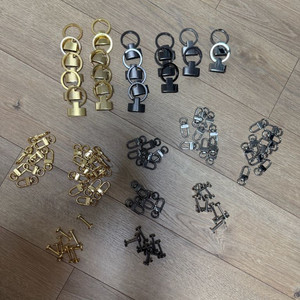 가죽공예 부자재 키링 개고리 아령 장식 솔트레지 철형 일괄 판매 이미지