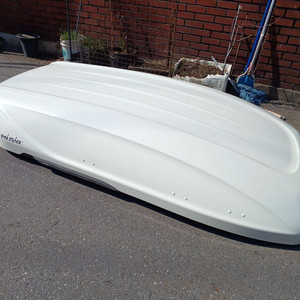 팰리세이드lx2 코토 일체형 루프박스 화이트 중고 이미지