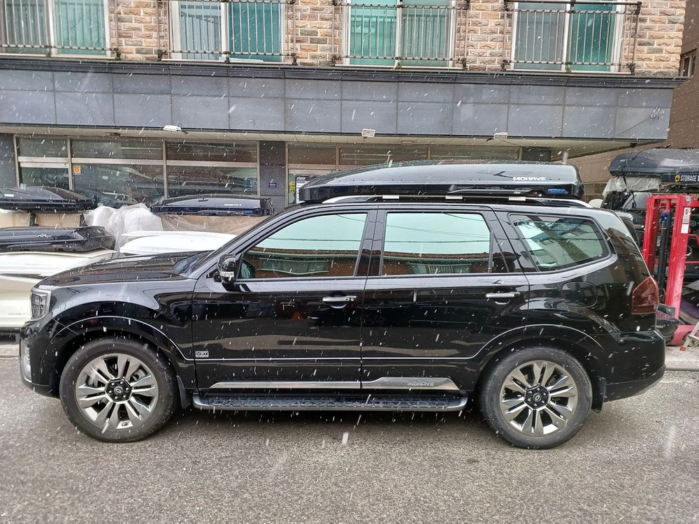 모하비더마스터 코토일체형루프박스 블랙유광 상태 A급 이미지