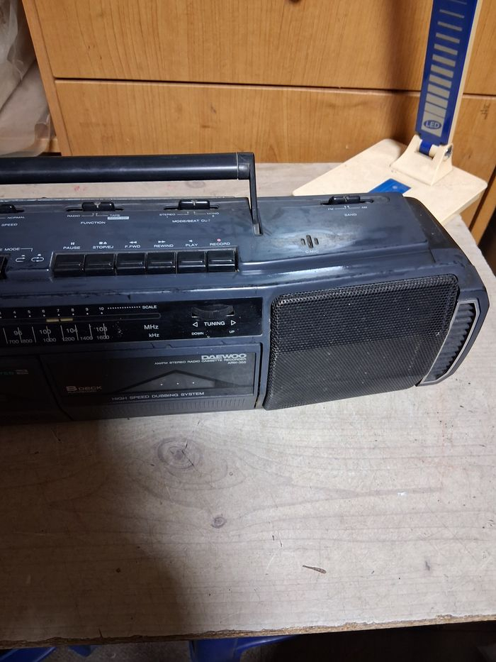 대우전자 ARW-355 AM/FM 라디오/카세트는 사망 이미지