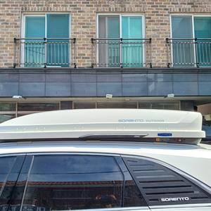 올뉴카니발 코토일체형루프박스 화이트 중고 3대분 이미지