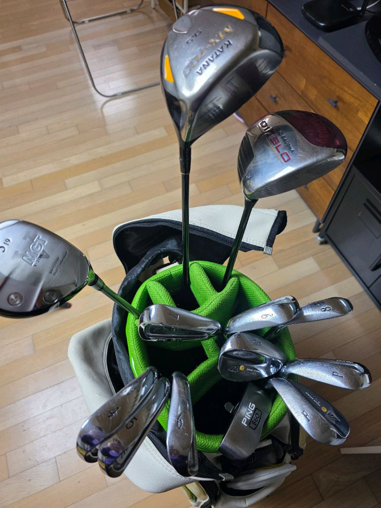 남성용 골프채 풀세트골프채 풀세트 미즈노S_30V,스워드 Katana MX-700 드라이버.핑 B60퍼터 외 이미지