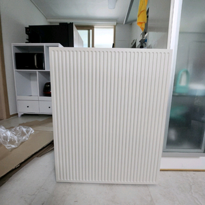 템바보드 슬림 접이식 식탁/수납장(화이트) 이미지