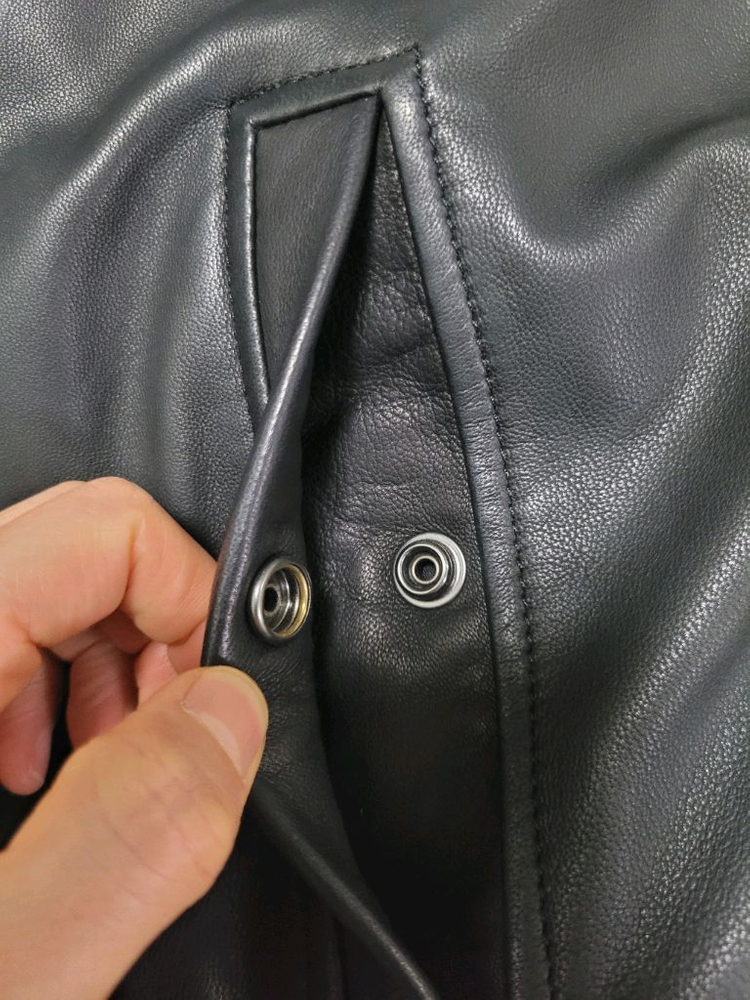 빈스 양가죽 자켓 블랙xs 이미지