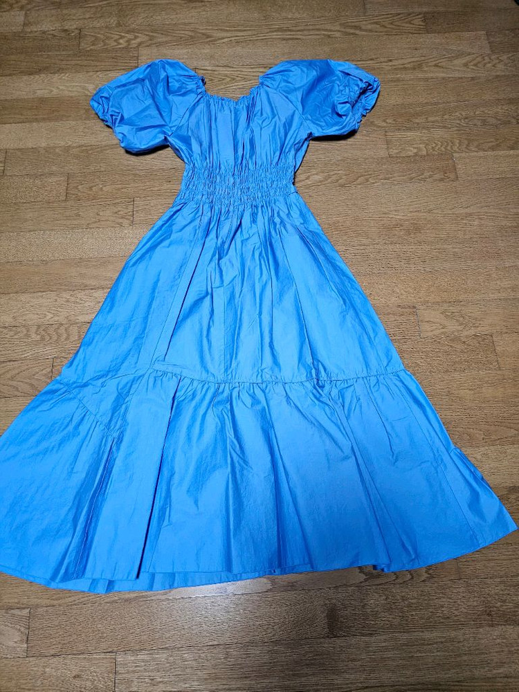 (새상품) 타임 셔링 벌룬 슬리브 드레스 이미지