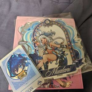 원신 맘스터치 말라니 아크릴 스탠드, 올로룬 포카 이미지