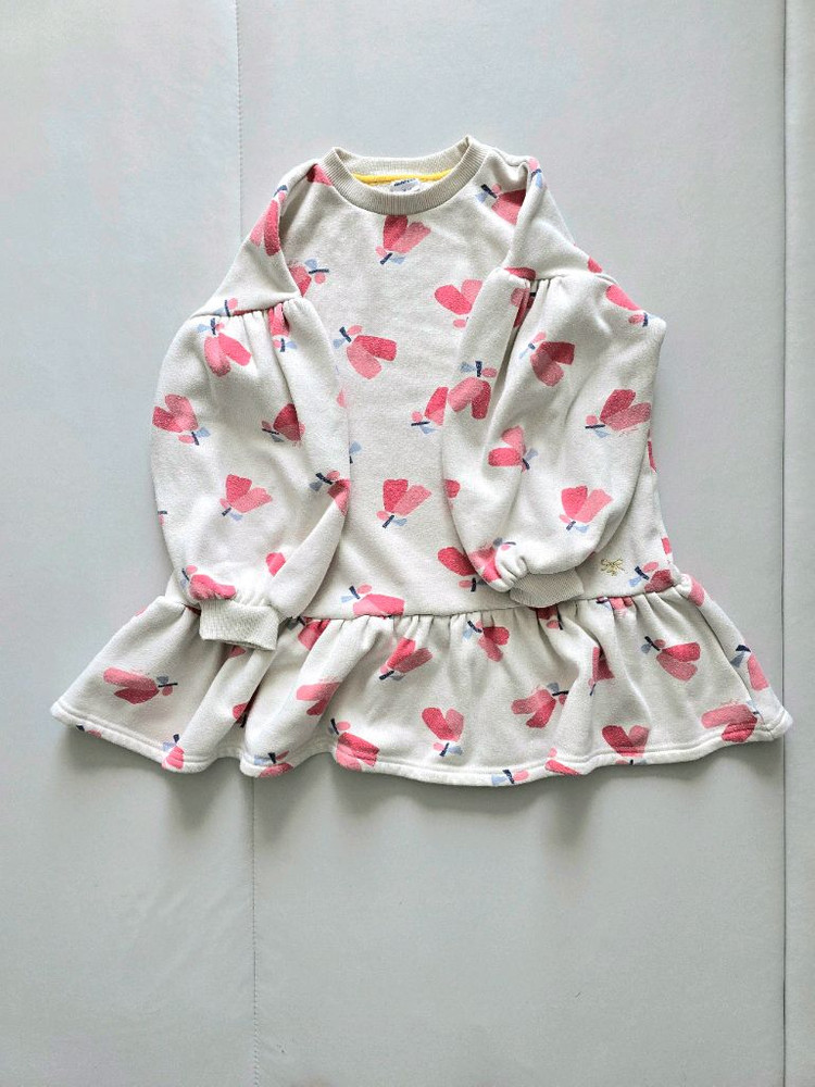 여아옷 130사이즈 기모원피스 이미지