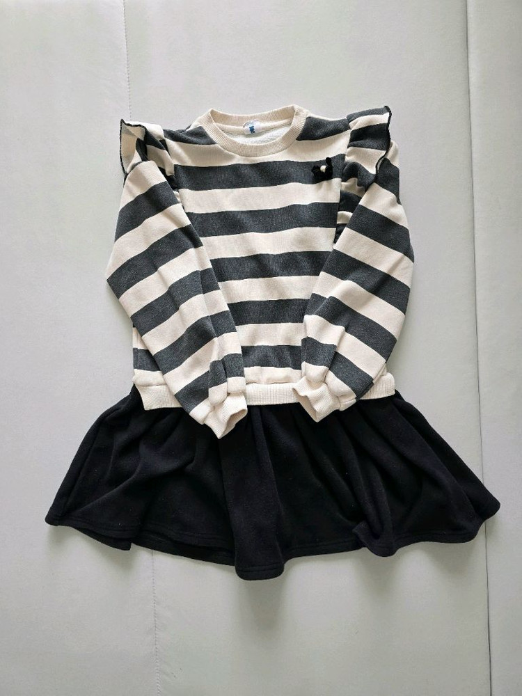 여아옷 130사이즈 기모원피스 이미지