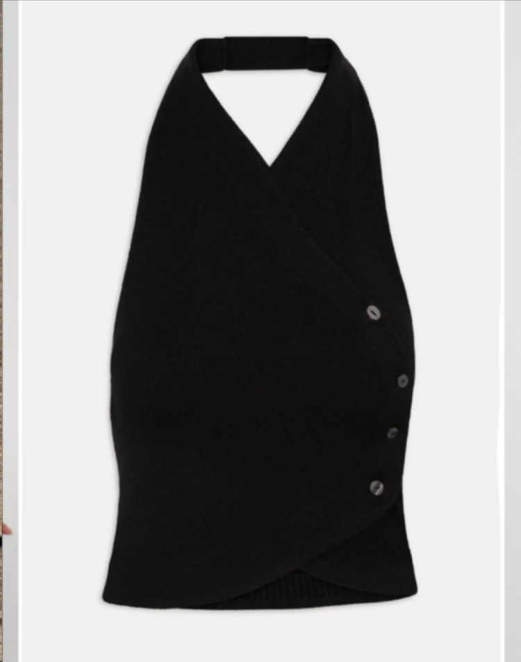 홀터넥 탑 르플레인 착용 이미지