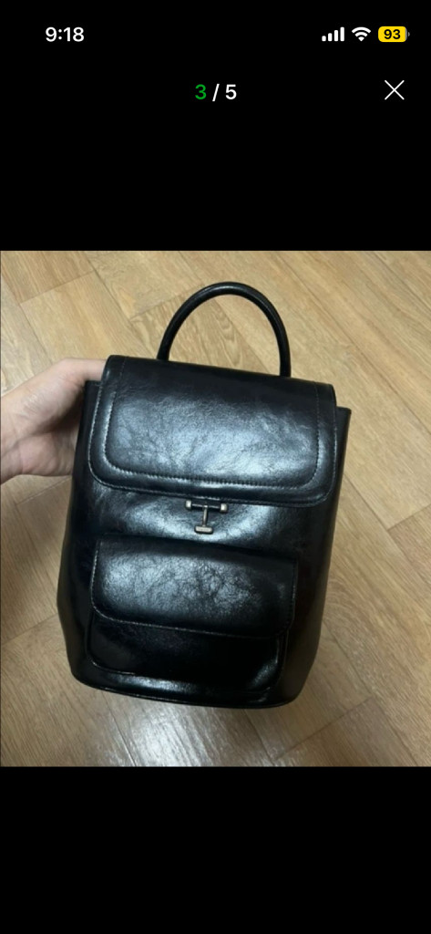 드메리엘 틸다 체인 백팩 블랙 이미지