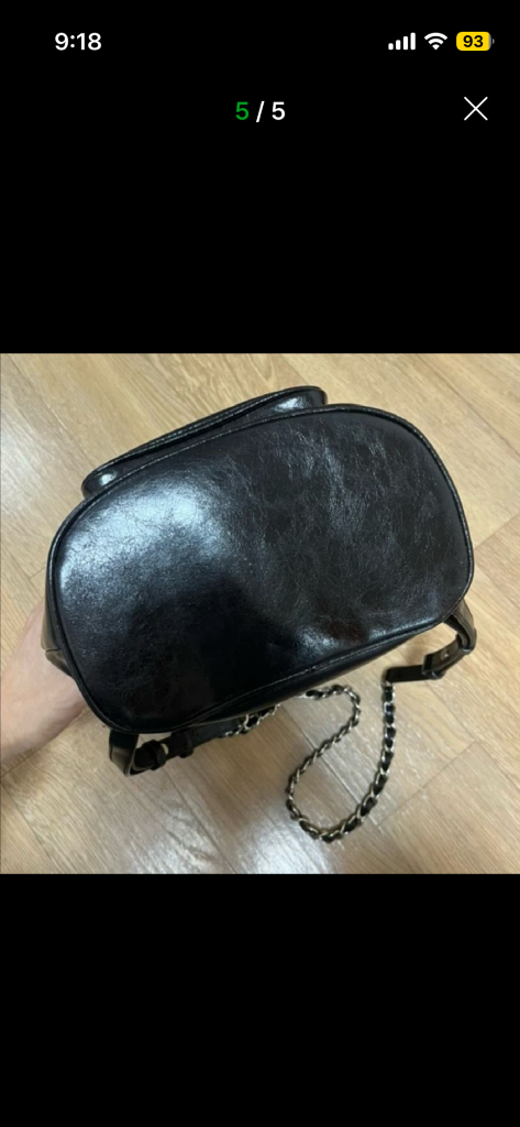 드메리엘 틸다 체인 백팩 블랙 이미지