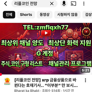 유튜브 상위노출 채널판매합니다 이미지