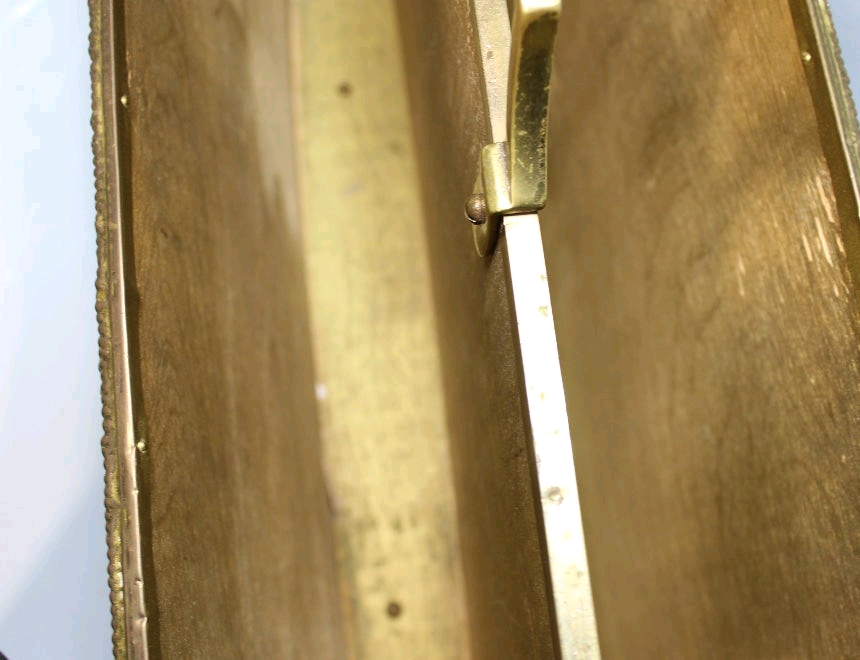 1960s 영국 빈티지 원목 & 황동 핸드메이드 매거진 랙 이미지