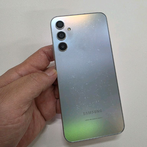 갤럭시A34실버 정상공기기 이미지