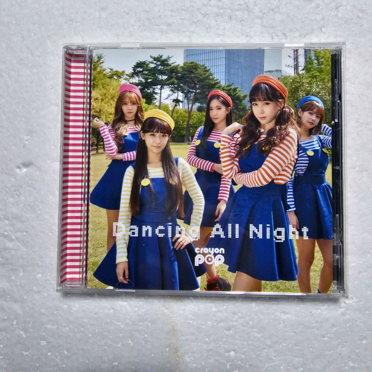 크레용팝 Dancing All Night 일본 싱글 포토카드 CD 중고 이미지