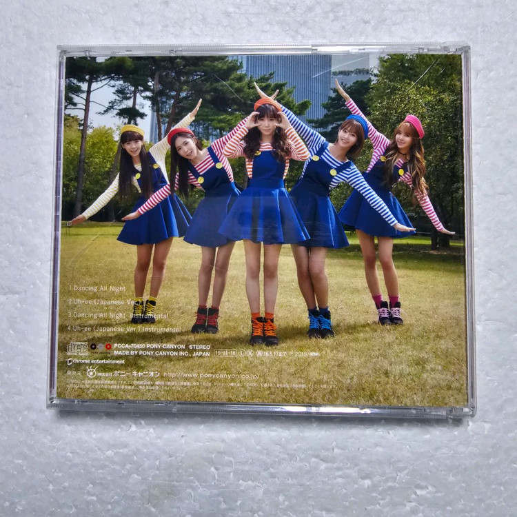크레용팝 Dancing All Night 일본 싱글 포토카드 CD 중고 이미지