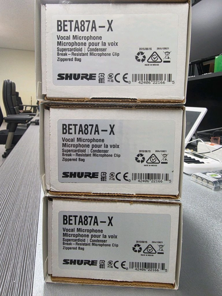 슈어 콘덴서 마이크 SHURE BETA87A 이미지
