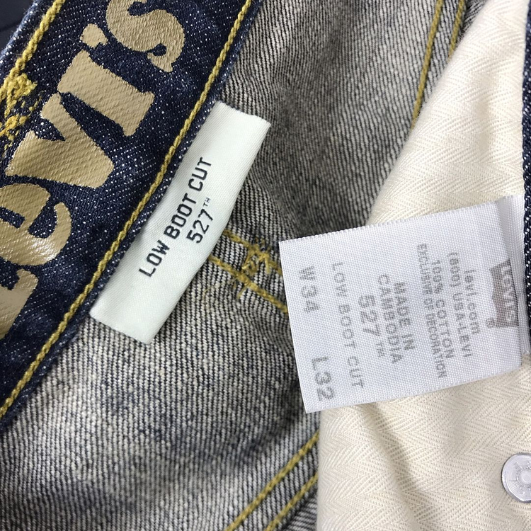 리바이스 levi's 527 로우 부츠컷 데님 청바지 남성34 이미지