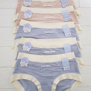 60수 모달 코튼 여성 속옷 팬티 여성 팬티 5장 세트 언더웨어 새상품 (미사용) 이미지