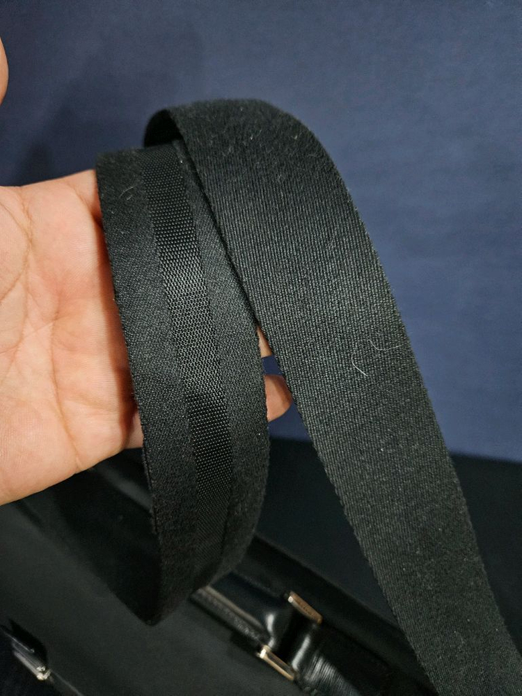 발리 페브릭 블랙 남성 서류가방 크로스백 이미지