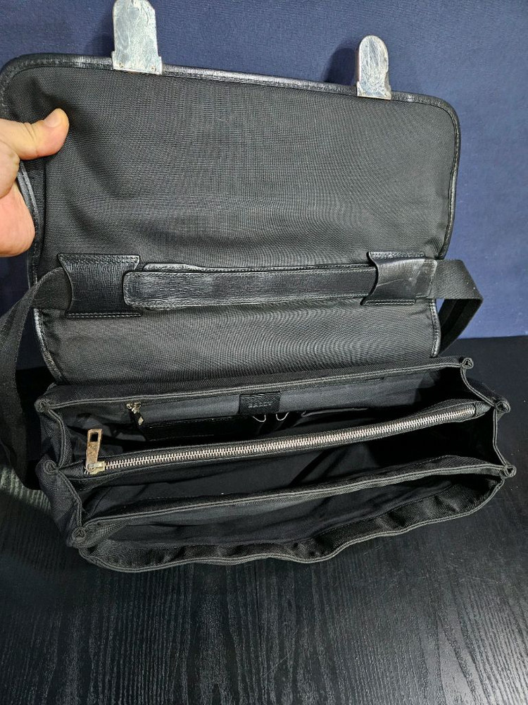 발리 페브릭 블랙 남성 서류가방 크로스백 이미지