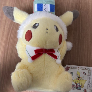 새상품) 포켓몬스터 홀리데이 블래싱 피카츄 인형 이미지