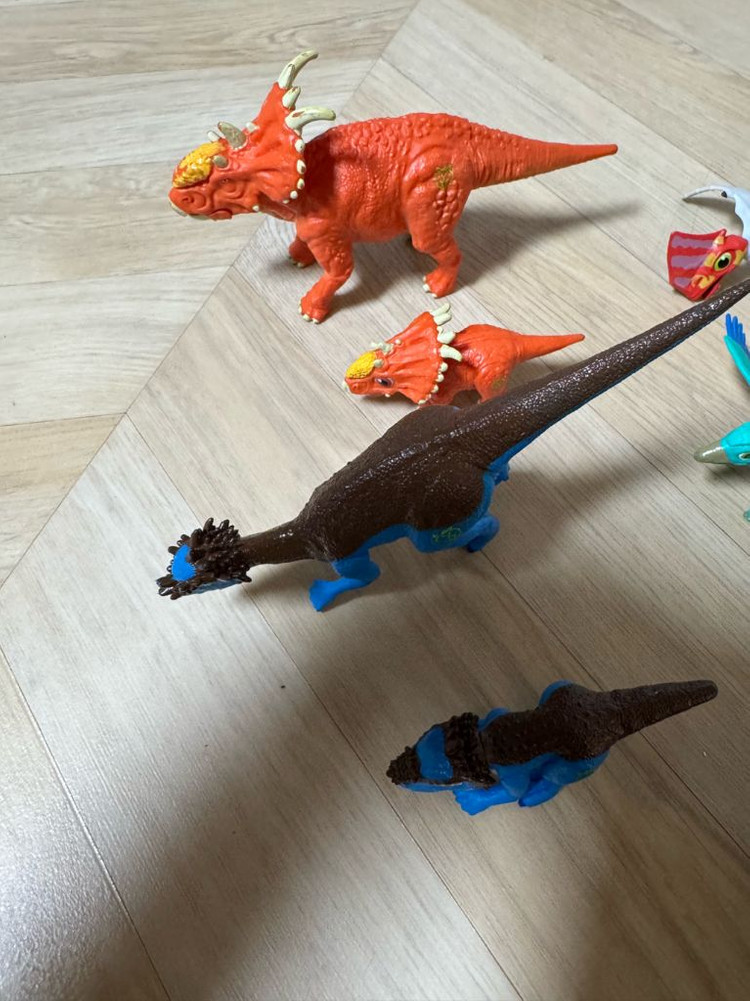 공룡메카드 더블피규어 5종 일괄 이미지