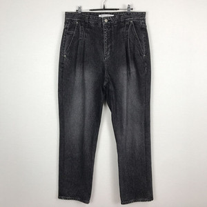 모덴아르더 뉴트로 투턱 와이드 데님 청바지 팬츠 남성32 이미지