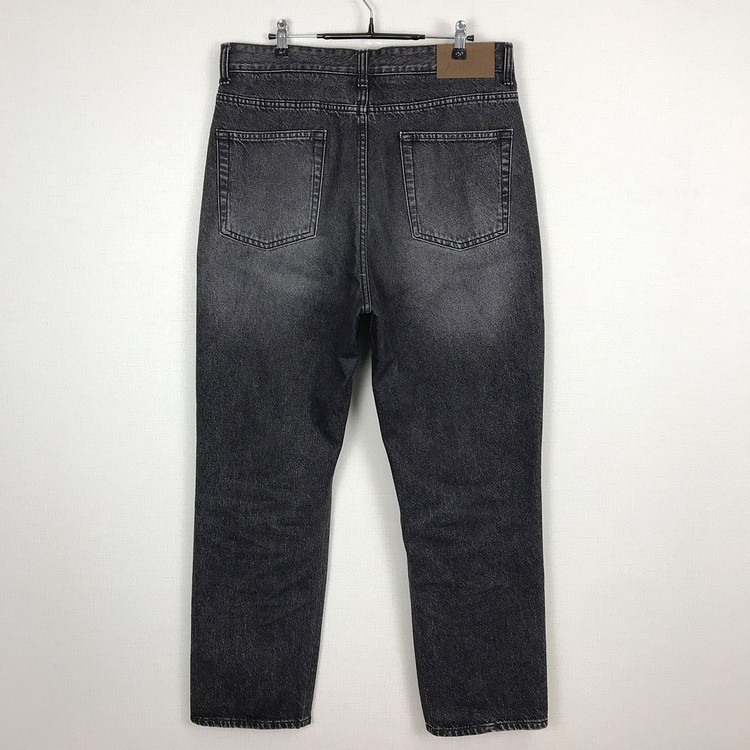 모덴아르더 뉴트로 투턱 와이드 데님 청바지 팬츠 남성32 이미지