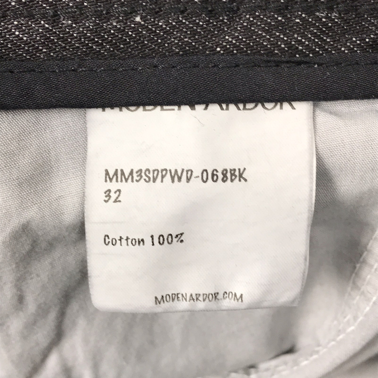 모덴아르더 뉴트로 투턱 와이드 데님 청바지 팬츠 남성32 이미지