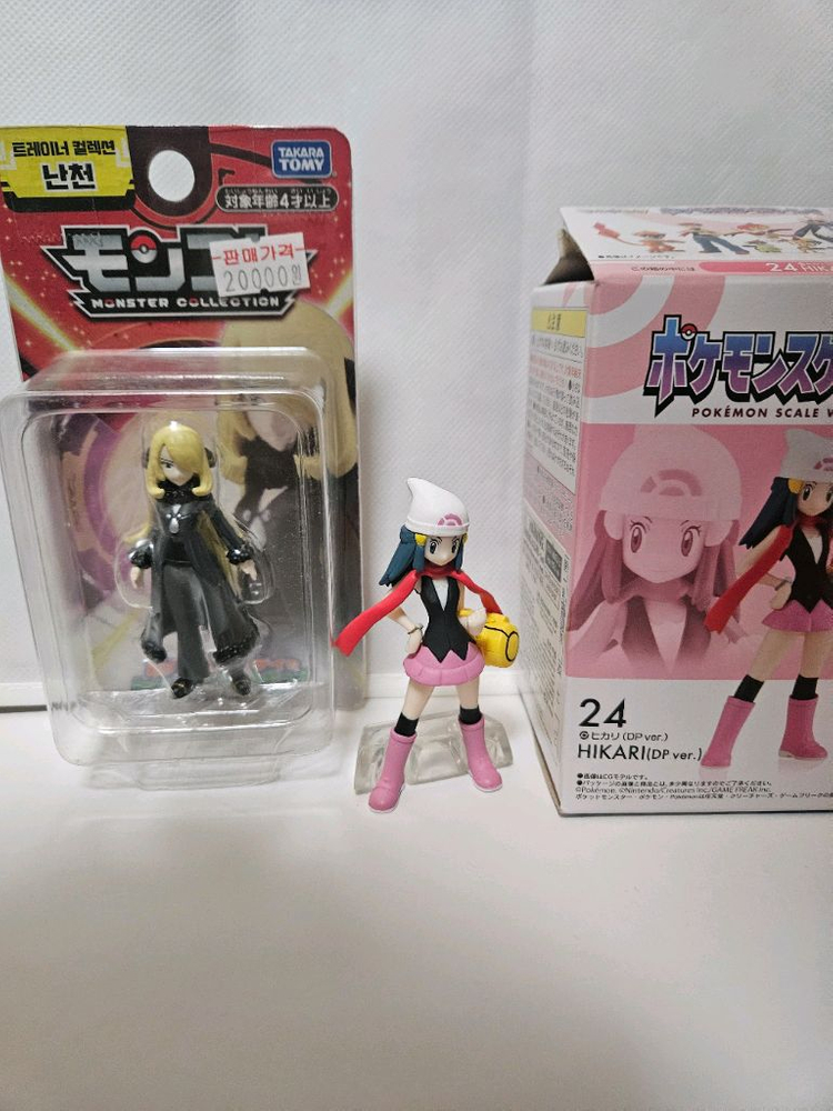 포켓몬 스케일월드 트레이너 빛나 히카리 몬코레 난천 피규어 미개봉 이미지