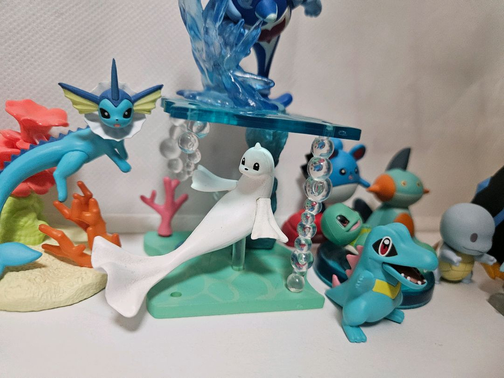 포켓몬 리멘트 반짝이는 바다 쥬레곤 물타입 늪짱이 마릴 스케일월드 리아코 이미지