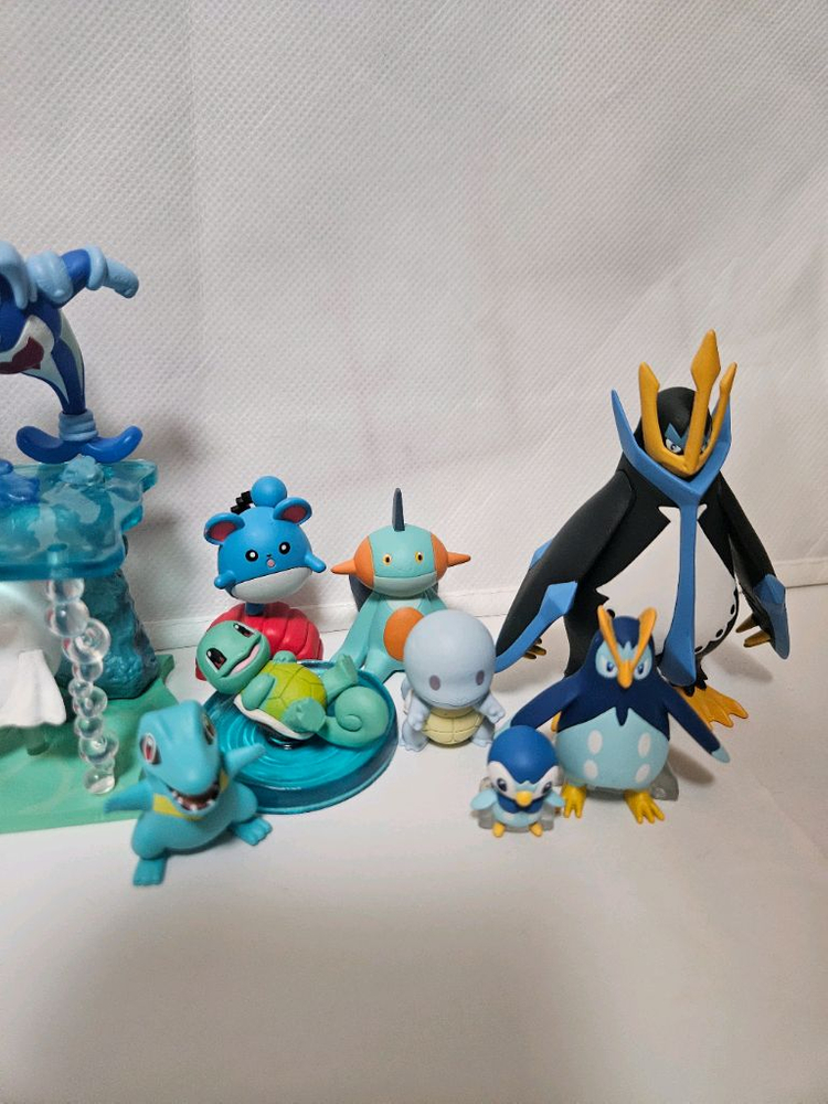 포켓몬 리멘트 반짝이는 바다 쥬레곤 물타입 늪짱이 마릴 스케일월드 리아코 이미지